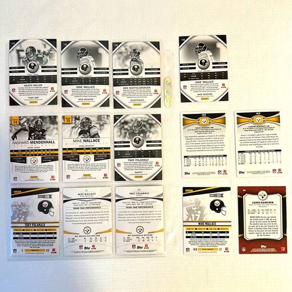 NFL- Pittsburgh Steelers Trading Cards - Picture 6 of 8